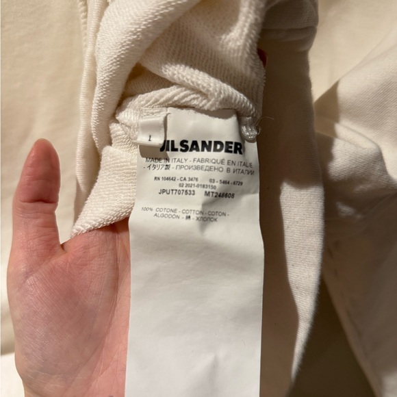 Jil Sander Off-White Sweatshirt - Picture 7 of 10